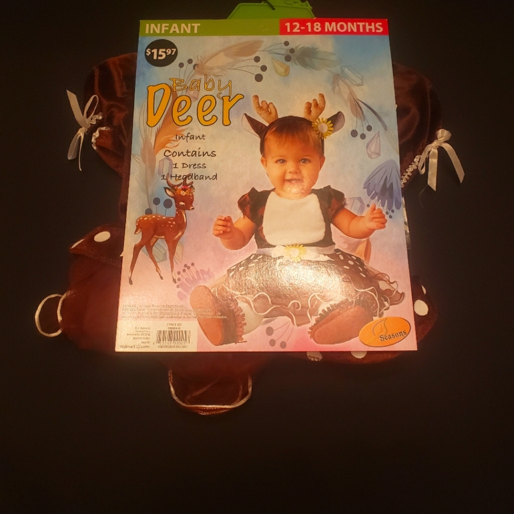 Baby Deer costume Size 12-18 months NWT